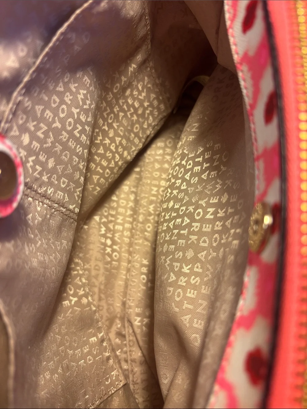 NWOT Kate Spade Laurel Way Evangelie Satchel - Ikat Posy PinK - Full Set!